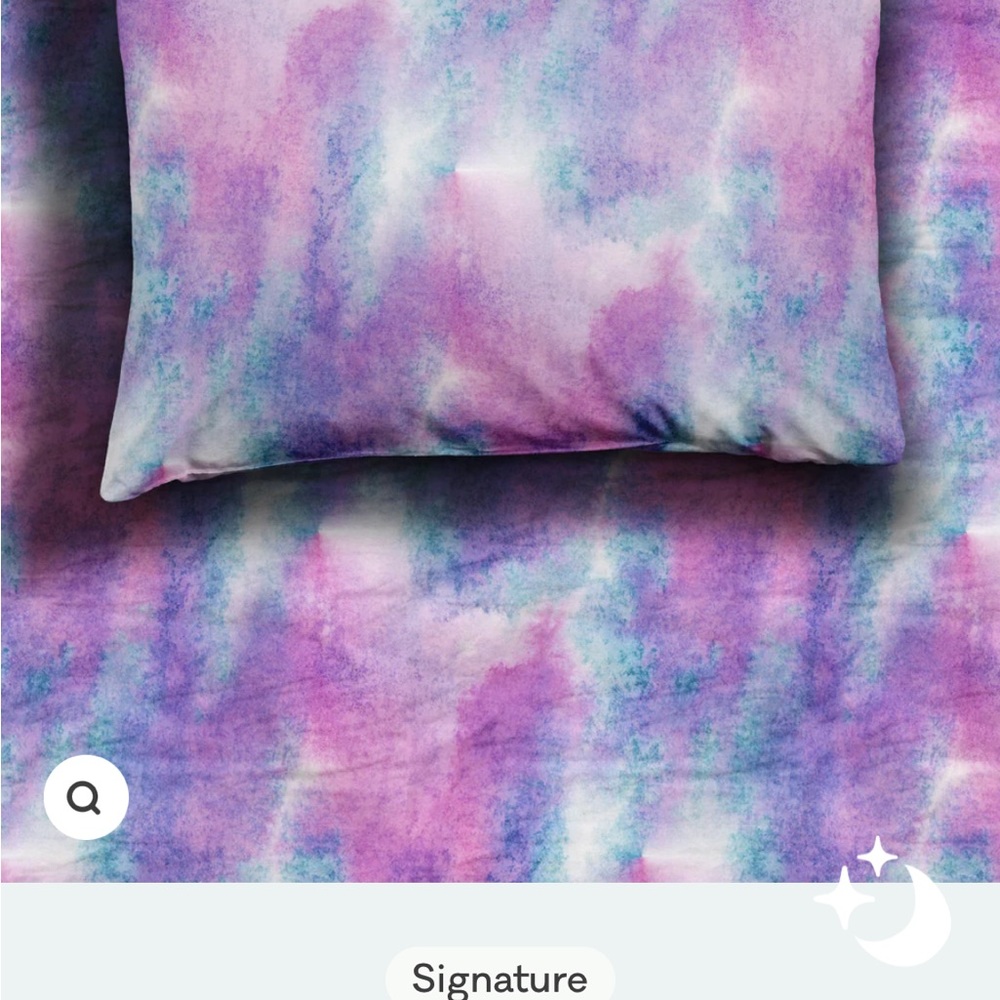 Little Sleepies Tie-Dye Twin Sheet Set